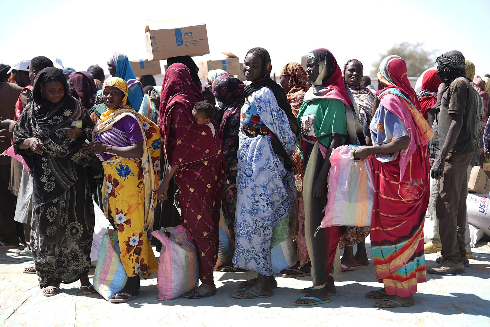 Foreign Secretary David Lammy meets Sudanese refugees in Chad in the border town of Adre on 24 January 2025 - 13.jpg