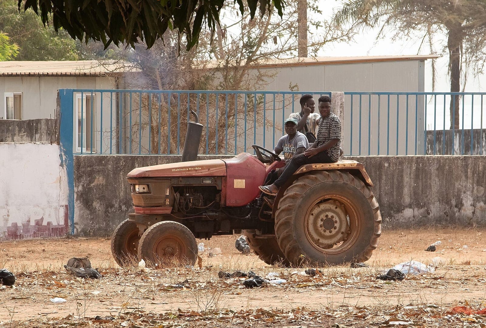 Mahindra Gambia tractor, Bijagos Archipelago, Guinea-Bissau.jpg