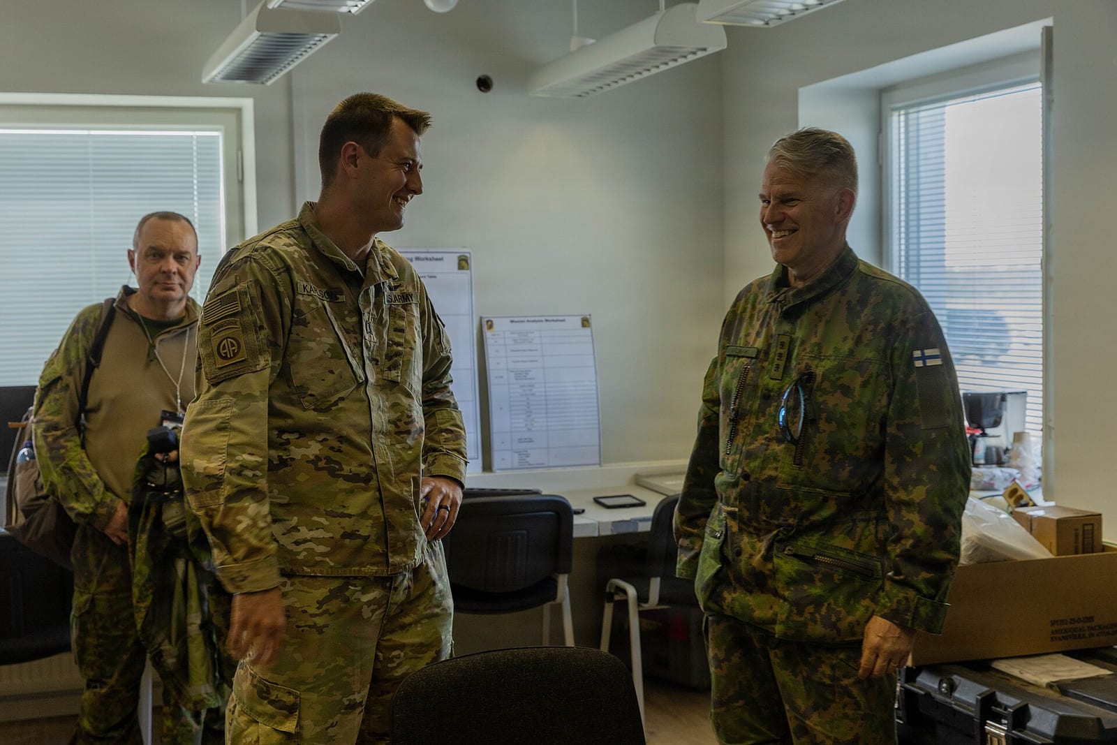 Commander of Finnish Army visits training area during Saber Strike (9697713).jpg